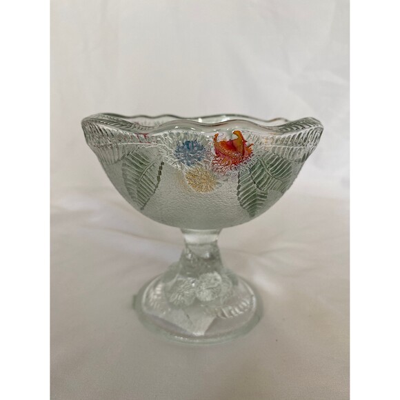 Crystal D’Arques Chataignier J.G. Durand Luminarc Fruit Bowl - Picture 1 of 9